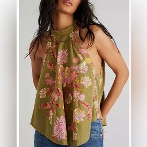 Free People Emily Halter Top
